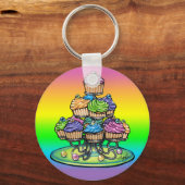 Sleutelhanger van de Canadees Rainbow Cup Cokke Pa (Voorkant)