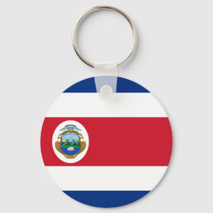 Sleutelhanger van de Costa Ricaanse vlag