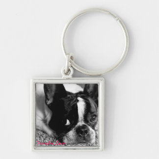 Sleutelhanger van de Franse Bulldog Button
