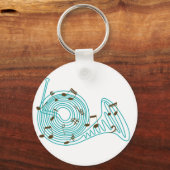 Sleutelhanger van de Franse hoorn (Voorkant)