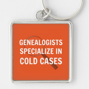Sleutelhanger van de genealogie (Oranje)