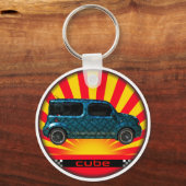 Sleutelhanger van de kubuskubuskroon (Voorkant)