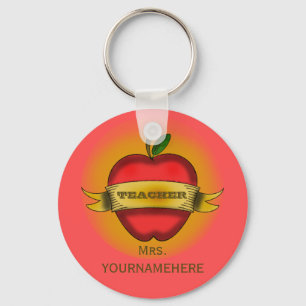 Sleutelhanger van de leraar -  Apple-Tattoo