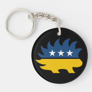 Sleutelhanger van de Libertarian Party Porcupine L