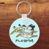 Sleutelhanger van de pelikanen in florida (Voorkant)