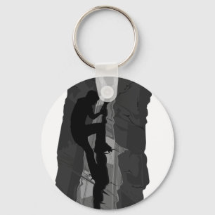 Sleutelhanger van de rotsklimmer Bouldering