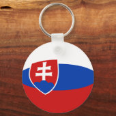 Sleutelhanger van de Slowaakse vlag (Voorkant)