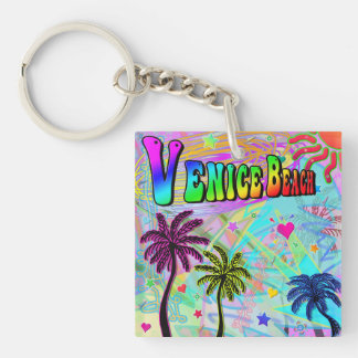 Sleutelhanger van de Venetië Beach Vivid Romance