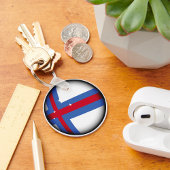 Sleutelhanger van de vlag van de Faeröer