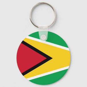Sleutelhanger van de vlag van Guyana
