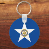 Sleutelhanger van de vlag van Houston City (Texas) (Voorkant)