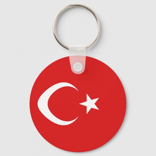 Sleutelhanger van de vlag van Turkije (Voorkant)