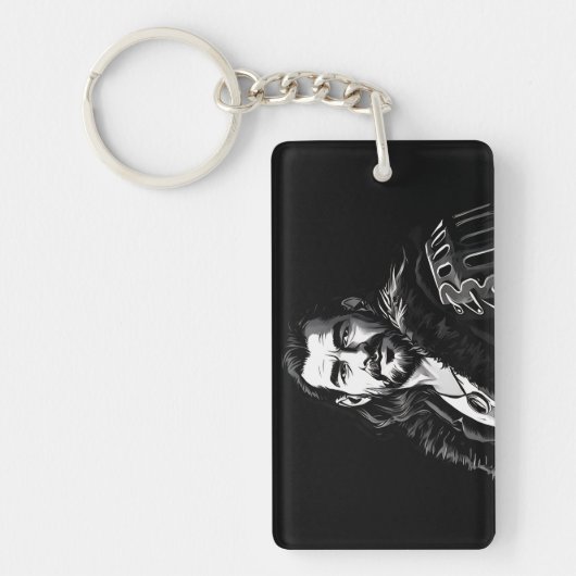 Sleutelhanger van een bejaarde verteller (Voorkant)