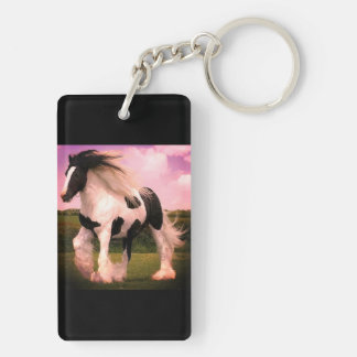 Sleutelhanger van een rechthoek (dubbelzijdig) paa