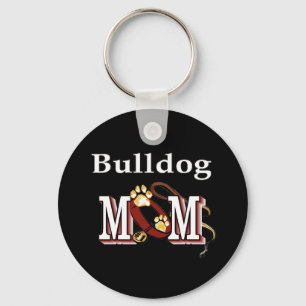 Sleutelhanger van Engelse bulldog mama