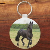 Sleutelhanger van Friesian Horse (Voorkant)