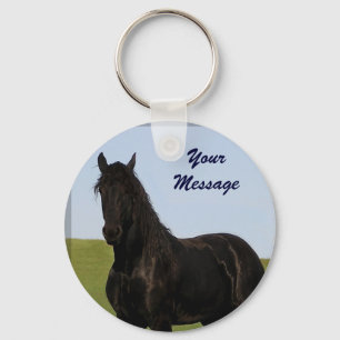 Sleutelhanger van Friesian Horse 5