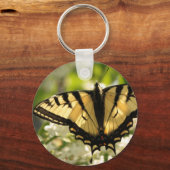 Sleutelhanger van gele vlinder (Voorkant)