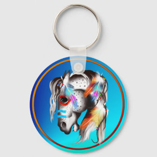 Sleutelhanger van geverfde Pony