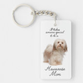 Sleutelhanger van Havanese mama (Voorkant)