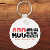 Sleutelhanger van het Amerikaanse Cribbage Congres (Voorkant)