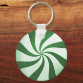 Sleutelhanger van het groene en witte Snoep (Voorkant)
