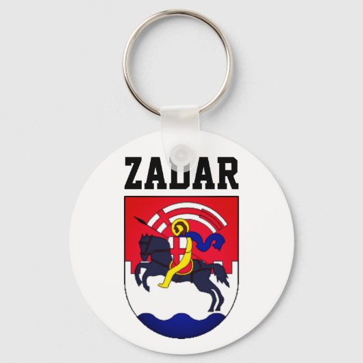 Sleutelhanger van het Zadar-wapen (Kroatië) (Voorkant)