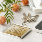 Sleutelhanger van Jabez Bible Verse (Zijkant)