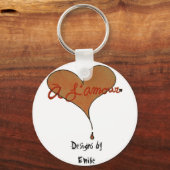 Sleutelhanger van mijn winkel (A L'amour by Emilie (Voorkant)