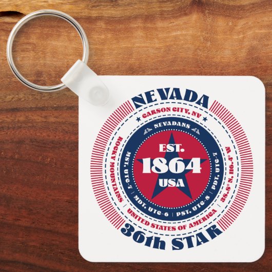 Sleutelhanger van Nevada (Voorkant)