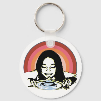 Sleutelhanger van pannenkoeken