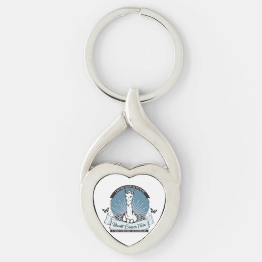 Sleutelhanger van PG-metaal; meerdere kleuren/vorm (Voorkant)