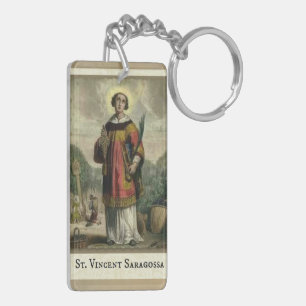 Sleutelhanger van Saint Vincent Saragossa (dubbelz