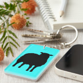 sleutelhanger van schapen (Voorkant Rechts)