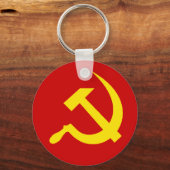 Sleutelhanger van sikkel en hamer (Voorkant)