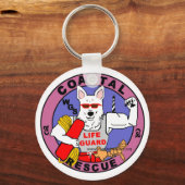 Sleutelhanger van witte herders (Voorkant)