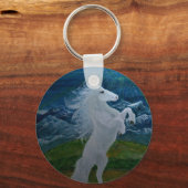 Sleutelhanger van witte paarden (Voorkant)