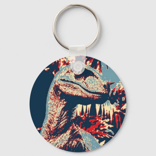 Sleutelhanger Velociraptor (Voorkant)