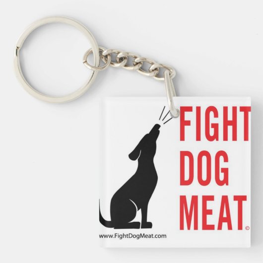 Sleutelhanger, vierkant sleutelhanger (Voorkant)