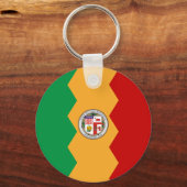 Sleutelhanger vlag Los Angeles City (Voorkant)