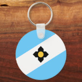 Sleutelhanger vlag Madison (Wisconsin) (Voorkant)
