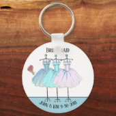 Sleutelhanger voor bruidsmeisje (Voorkant)