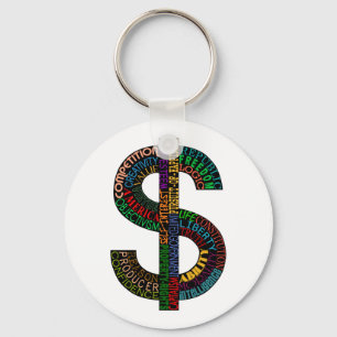 Sleutelhanger voor dollaire signalisatie