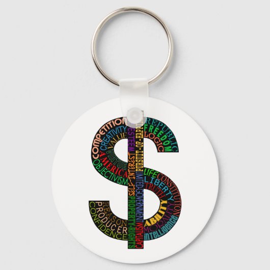 Sleutelhanger voor dollaire signalisatie (Voorkant)