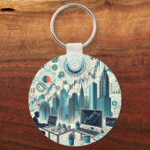 Sleutelhanger voor effectenhandel (Achterkant)