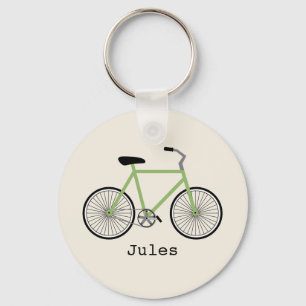 Sleutelhanger voor groene fiets