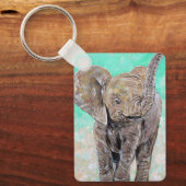 Sleutelhanger voor het schilderen van baby olifant (Voorkant)