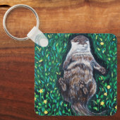 Sleutelhanger voor het verven van otter-rivierbedd (Voorkant)