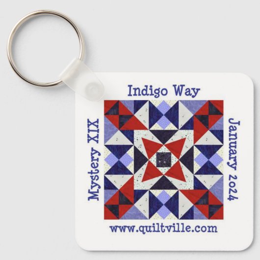 Sleutelhanger voor Indigo Way (Voorkant)
