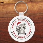 Sleutelhanger voor kerstwintervakantie met rotatie (Voorkant)